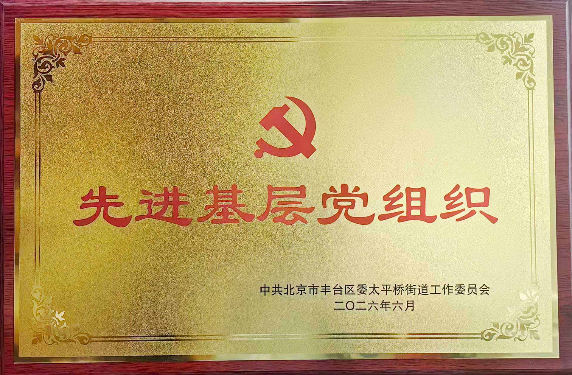 喜报｜党建引领践初心 载誉前行庆华诞——华体会体育（中国）HTH·官方网站招标集团党支部获评辖区“优秀基层党组织”